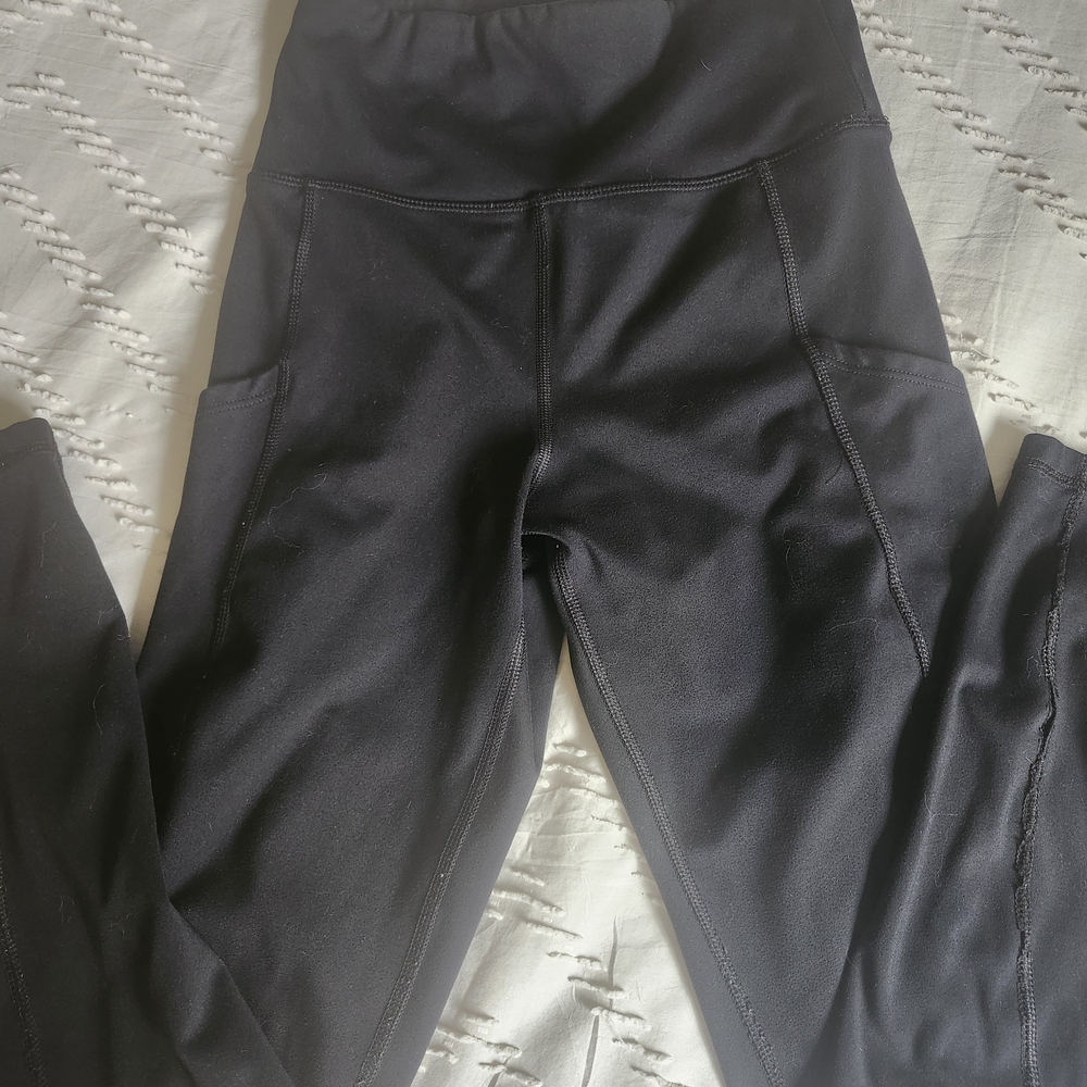 American Eagle Outfitters Black High-Waist Leggings